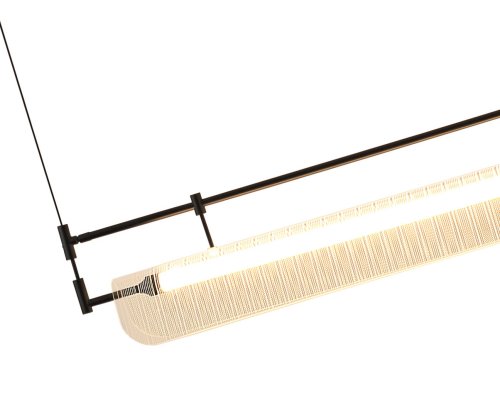 Светильник подвесной LED Аника 08021-150P,19 Kink Light прозрачный на 1 лампу, основание чёрное в стиле хай-тек современный линейный фото 3 Светильник подвесной LED Аника 08021-150P,19 Kink Light прозрачный на 1 лампу, основание чёрное в стиле хай-тек современный линейный фото 3