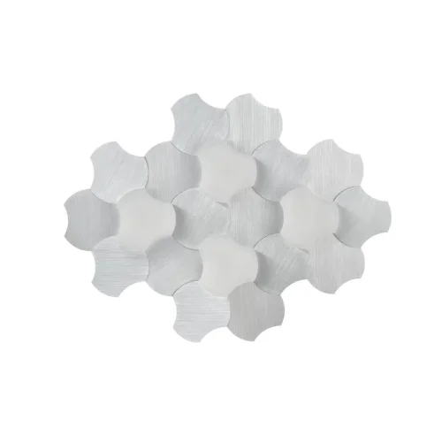 Бра LED Viva 441 VL8045W04 Vele Luce серебряный серый на 1 лампу, основание серебряное серое в стиле хай-тек 