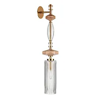 Бра Terra 5414/1WA Odeon Light прозрачный на 1 лампу, основание античное бронза в стиле арт-деко классический встраиваемый