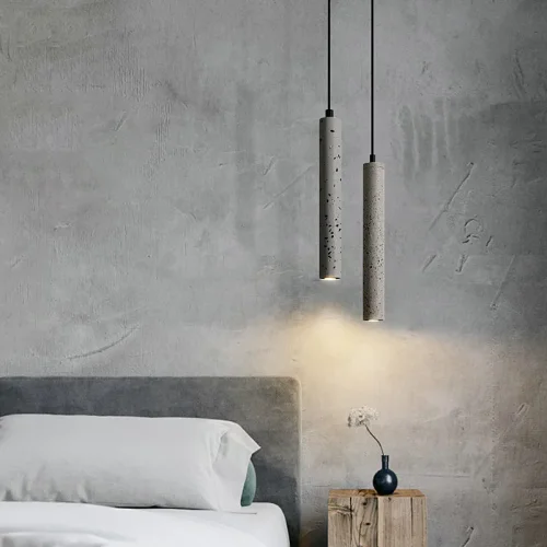 Светильник подвесной BRUT 189836-23 ImperiumLoft серый на 1 лампу, основание чёрное в стиле скандинавский фото 5