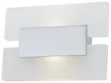 Бра LED HELIX WE402.02.101 WERTMARK белый 2 лампы, основание хром в стиле современный 