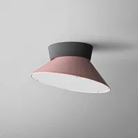 Светильник потолочный KNAP D40 Pink 193558-26 ImperiumLoft розовый 1 лампа, основание чёрное в стиле современный 