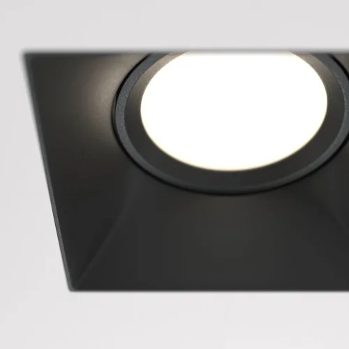 Светильник точечный Dot DL042-01-SQ-B Maytoni чёрный 1 лампа, основание чёрное в стиле современный для затирки фото 3