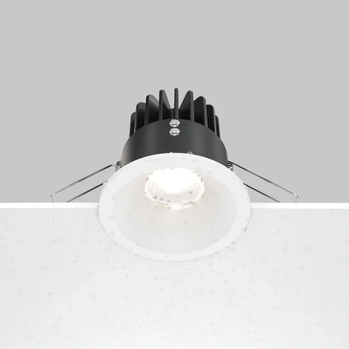Светильник точечный LED Zoom DL034-L12W4K-W Maytoni белый 1 лампа, основание белое в стиле современный  фото 5