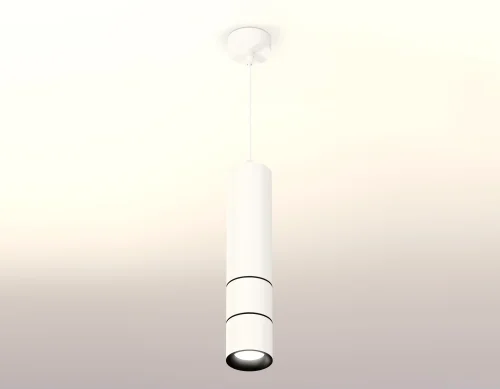 Светильник подвесной Techno spot XP7401080 Ambrella light белый 1 лампа, основание белое в стиле хай-тек модерн  фото 2