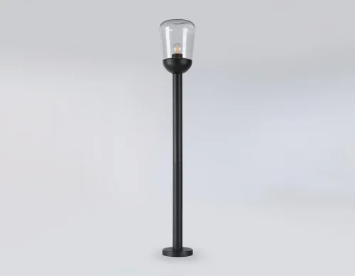 Парковый светильник ST2092 Ambrella light уличный IP54 чёрный 1 лампа, плафон прозрачный в стиле хай-тек современный E27 фото 5