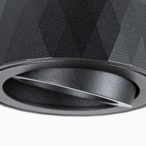 Светильник накладной Fang A5559PL-1BK Arte Lamp чёрный 1 лампа, основание чёрное в стиле современный круглый фото 2