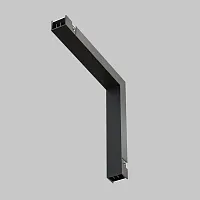 Коннектор питания угловой внутренний Magnetic track system Basity TRA172ICPC-1B Maytoni чёрный в стиле для светильников серии Magnetic track system Basity basity магнитная