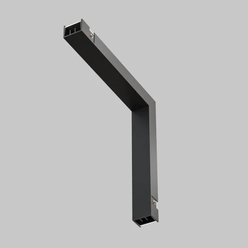 Коннектор питания угловой внутренний Magnetic track system Basity TRA172ICPC-1B Maytoni чёрный в стиле для светильников серии Magnetic track system Basity basity магнитная