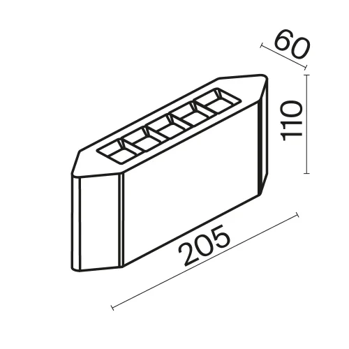 Настенный светильник уличный LED Pull O412WL-L5GF3K Maytoni уличный IP54 графит на 1 лампу, плафон графит в стиле современный LED фото 13