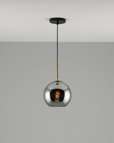 Светильник подвесной Sumatra V2112-P Moderli чёрный 1 лампа, основание чёрное в стиле современный лофт  фото 2