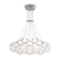 Светильник подвесной LED Verto FR5580PL-L60CH Freya прозрачный на 1 лампу, основание никель в стиле современный шар Светильник подвесной LED Verto FR5580PL-L60CH Freya прозрачный на 1 лампу, основание никель в стиле современный шар