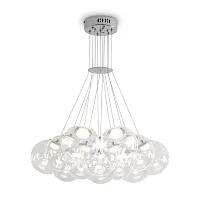 Светильник подвесной LED Verto FR5580PL-L60CH Freya прозрачный на 1 лампу, основание никель в стиле современный шар Светильник подвесной LED Verto FR5580PL-L60CH Freya прозрачный на 1 лампу, основание никель в стиле современный шар