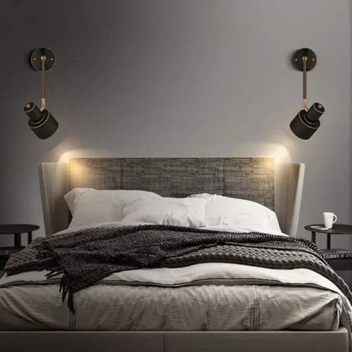 Настенный светильник INGDIS Black 208267-23 ImperiumLoft белый на 1 лампу, основание чёрное в стиле современный фото 9