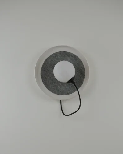 Бра Cosmi V10691-WL Moderli белый на 1 лампа, основание белое серое в стиле современный  фото 2