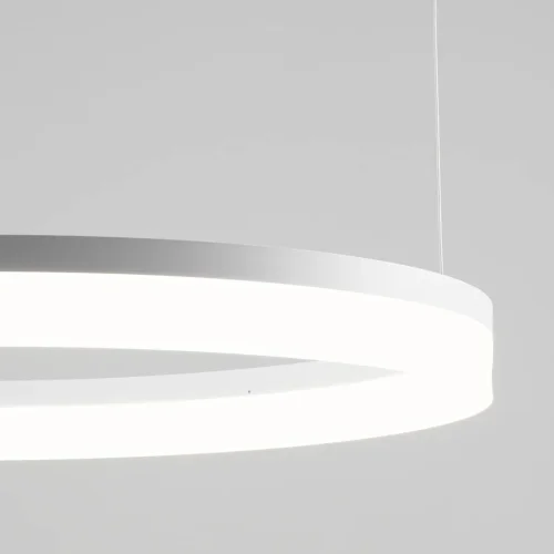 Светильник подвесной LED Via V1722-PL Moderli белый 1 лампа, основание белое в стиле хай-тек кольца фото 3