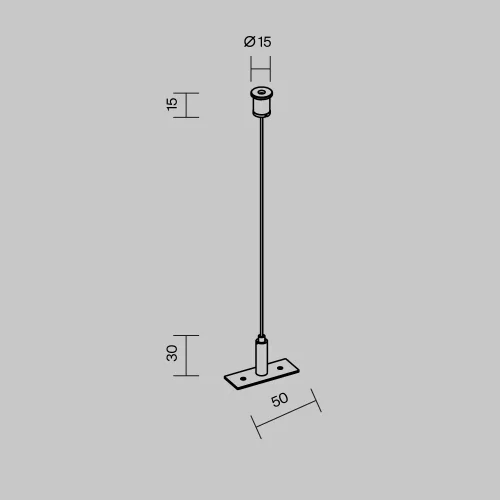 Гибкий подвес для уличной трековой системы Exility IP O-TR001-PW-H2M Maytoni белый в стиле современный хай-тек для светильников серии Exility IP exility ip уличная фото 2 Гибкий подвес для уличной трековой системы Exility IP O-TR001-PW-H2M Maytoni белый в стиле современный хай-тек для светильников серии Exility IP exility ip уличная фото 2