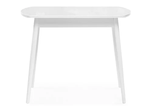 Стеклянный стол Калверт белый 551083 Woodville столешница белая из стекло лдсп фото 2