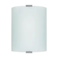 Светильник потолочный GRAFIK 84028 Eglo белый 1 лампа, основание хром серое в стиле современный 