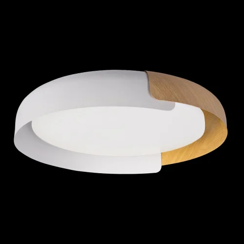 Светильник потолочный LED Coin 10198 White LOFT IT белый бежевый коричневый 1 лампа, основание коричневое белое в стиле современный  фото 2