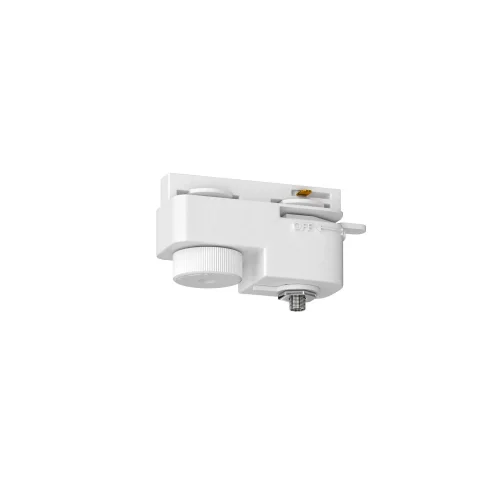 A200033 Коннектор питания (адаптер) внешней установки с гайкой зажимом Arte Lamp белый в стиле современный для светильников серии Track Accessories однофазный фото 3