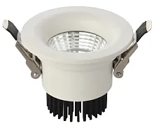 Светильник точечный LED Точка 2125 Kink Light белый 1 лампа, основание белое в стиле современный круглый