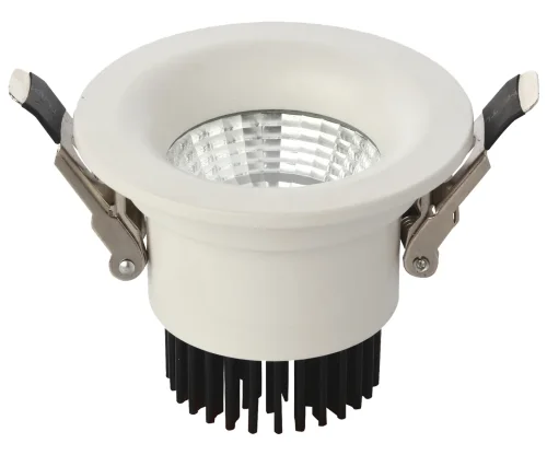 Светильник точечный LED Точка 2125 Kink Light белый 1 лампа, основание белое в стиле современный круглый