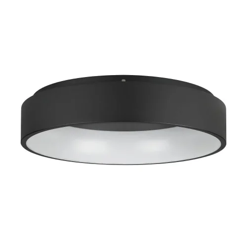 Светильник потолочный LED Marghera 2 390051 Eglo белый на 1 лампу, основание чёрное в стиле современный 