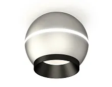 Светильник накладной Techno spot XS1103001 Ambrella light серебряный 1 лампа, основание серебряное в стиле модерн круглый