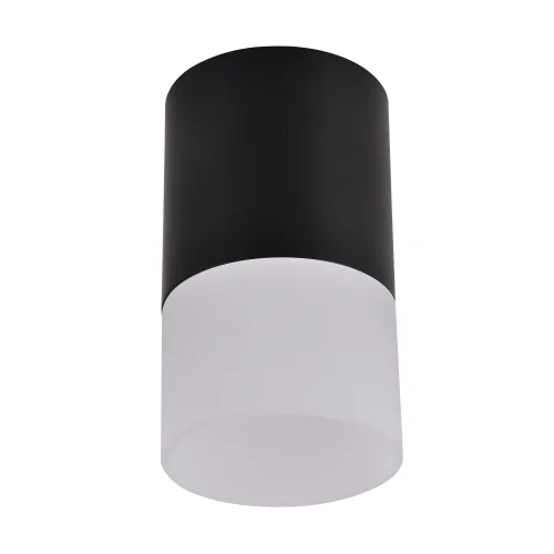 Светильник накладной LED Naram 3070-1C Favourite чёрный белый 1 лампа, основание чёрное в стиле современный круглый фото 2
