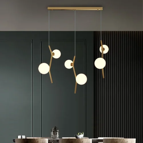 Светильник подвесной MATHIA 2 191668-23 ImperiumLoft латунь на 2 лампы, основание латунь в стиле современный скандинавский фото 4 Светильник подвесной MATHIA 2 191668-23 ImperiumLoft латунь на 2 лампы, основание латунь в стиле современный скандинавский фото 4