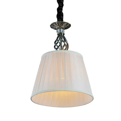 Светильник подвесной Belluno OML-79116-01 Omnilux бежевый 1 лампа, основание бронзовое в стиле классический  фото 2