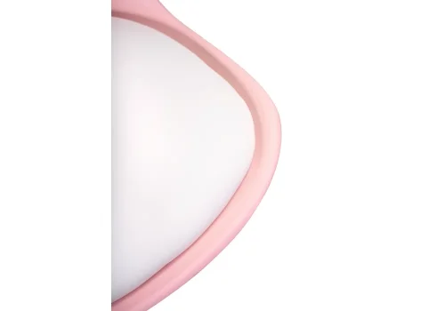Компьютерное кресло Kolin pink / white
 15076 Woodville, розовый/экокожа, ножки/металл/хром, размеры - *880***490*560 фото 6