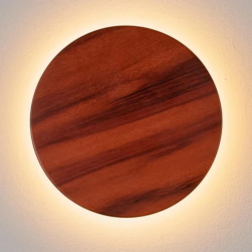Бра LED Liana 7108/15WL Odeon Light коричневый на 1 лампу, основание чёрное в стиле хай-тек отражённый свет фото 5