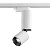 Трековый светильник однофазный LED Tubo 359320 Novotech белый для шинопроводов серии Tubo белый