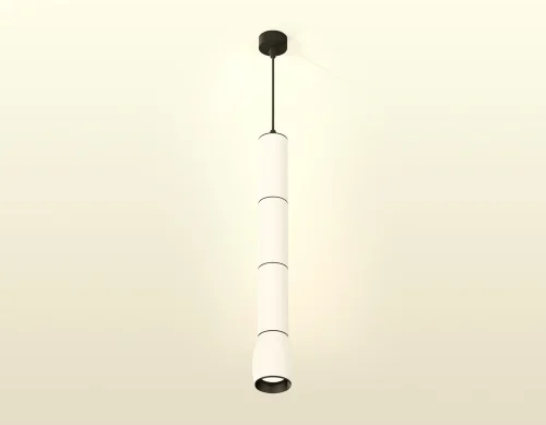 Светильник подвесной Techno spot XP1122015 Ambrella light белый 1 лампа, основание чёрное в стиле современный хай-тек  фото 2