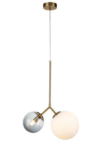 Светильник подвесной Duetto V000113 Indigo разноцветный 2 лампы, основание бронзовое в стиле модерн шар фото 4