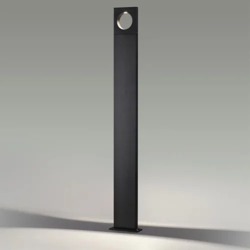 Парковый светильник LED Como 6653/10GA Odeon Light уличный IP65 чёрный на 1 лампу, плафон чёрный в стиле хай-тек LED фото 5