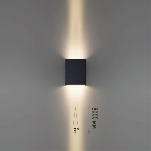 Настенный светильник ЛЕД уличный Эрроу (Arrow) 7188/10WL Odeon Light уличный IP65 чёрный на 1 лампу, плафон чёрный в стиле хай-тек ЛЕД фото 5 Настенный светильник ЛЕД уличный Эрроу (Arrow) 7188/10WL Odeon Light уличный IP65 чёрный на 1 лампу, плафон чёрный в стиле хай-тек ЛЕД фото 5