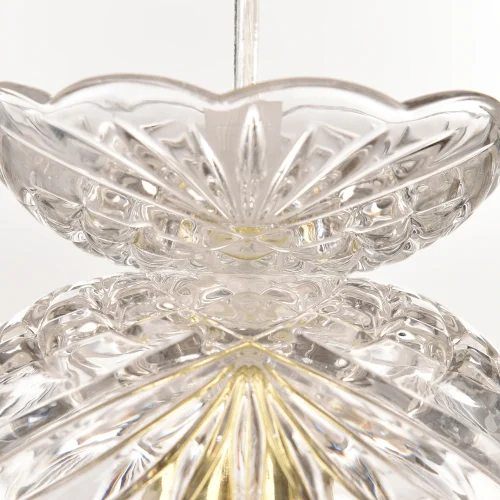Светильник подвесной 14771P/11 G Bohemia Ivele Crystal прозрачный 1 лампа, основание золотое в стиле классический r фото 4