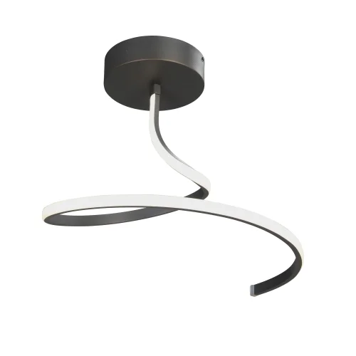 Светильник потолочный LED V4653-2/1PL Vitaluce без плафона на 1 лампу, основание бронзовое в стиле хай-тек фото 4