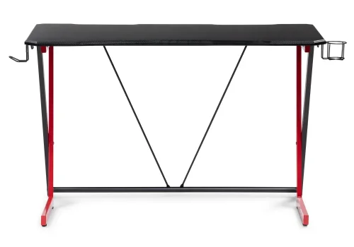 Компьютерный стол Kolman black / red 11972 Woodville столешница чёрная из лдсп фото 7