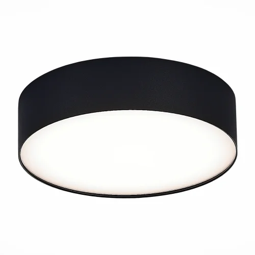 Светильник потолочный ST606.442.27 ST-Luce чёрный 1 лампа, основание чёрное в стиле хай-тек 