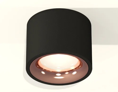 Светильник накладной Techno spot XS7511025 Ambrella light чёрный 1 лампа, основание чёрное в стиле хай-тек современный круглый фото 2