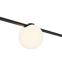 Трековый светильник Луна / Luna Арити (Arity) 3000K 5т 120° TR236-1-5W3K-B Maytoni белый для шинопроводов серии Трековая система Арити (Arity) чёрный