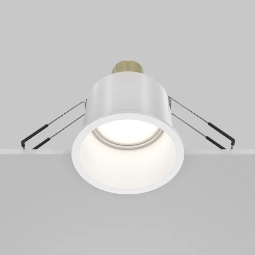 Светильник точечный Reif DL049-01W Maytoni белый на 1 лампу, основание белое в стиле современный хай-тек фото 6