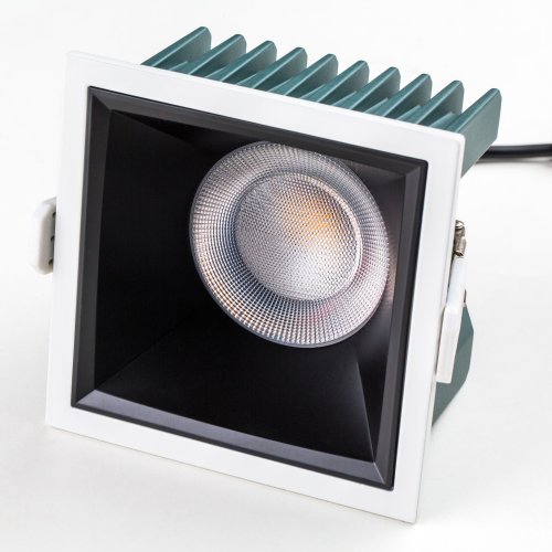 Светильник точечный LED Ciclone 385447 Lightstar чёрный на 1 лампу, основание чёрное белое в стиле современный квадратный фото 3