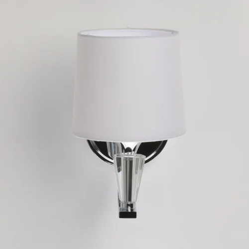 Бра Палермо 386028501 MW-Light белый на 1 лампа, основание хром в стиле современный  фото 3