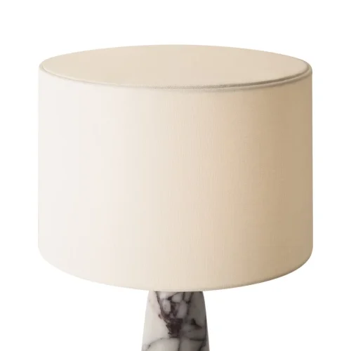 Настольная лампа MarmoLatte FR2054TL-01BS1 Freya белая на 1 лампу, основание серое мрамор металл в стиле классический кантри фото 5 Настольная лампа MarmoLatte FR2054TL-01BS1 Freya белая на 1 лампу, основание серое мрамор металл в стиле классический кантри фото 5