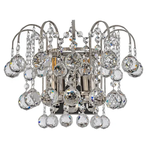 Бра Bellagio E 2.10.100 N Arti Lampadari без плафона на 2 лампы, основание никель в стиле современный 